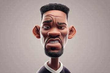 3D caricature of celebrity
